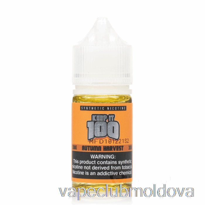 Vape Mod Săruri De Recoltare De Toamnă - Păstrați-l 100 E-lichid - 30ml 30mg